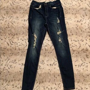 Distressed Mudd Jeans